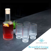 Lade das Bild in den Galerie-Viewer, 1 Karaffe + 4 Gläser