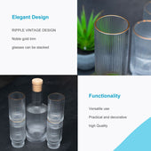 Lade das Bild in den Galerie-Viewer, 1 Karaffe + 4 Gläser