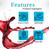 Lade das Bild in den Galerie-Viewer, Intirilife Wein Glas mit Regenbogen Schimmer und Wellenform - 440 ml Füllmenge