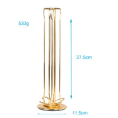 Lade das Bild in den Galerie-Viewer, Intirilife Kaffee Kapselhalter kompatibel mit Nespresso Kapseln (40 Stück) aus Eisen in Gold - 11.5 x 37.5 cm - 360 Grad Rotierbarer Kapselständer Aufbewahrung für Kaffee Kapseln Pads