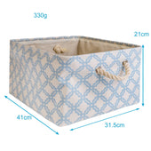 Lade das Bild in den Galerie-Viewer, Blau mit Muster