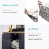 Lade das Bild in den Galerie-Viewer, Grau mit Muster