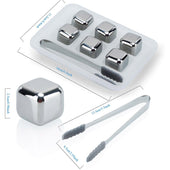 Lade das Bild in den Galerie-Viewer, Edelstahl 6 Stück