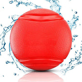 Lade das Bild in den Galerie-Viewer, Intirilife Hunde Gummiball 7cm in KNALL ROT - Hundeball Haustier Spielzeug mit 7 cm Durchmesser ideal zur Zahnreinigung - Bissfest, Geruchsneutral, Widerstandsfähig, Schwimmt auf Wasser