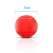 Lade das Bild in den Galerie-Viewer, Intirilife Hunde Gummiball 7cm in KNALL ROT - Hundeball Haustier Spielzeug mit 7 cm Durchmesser ideal zur Zahnreinigung - Bissfest, Geruchsneutral, Widerstandsfähig, Schwimmt auf Wasser