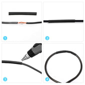 Lade das Bild in den Galerie-Viewer, Intirilife 560er Box Schrumpfschläuche in 12 GRÖßEN - 13/10/7/6/5/4/3.5/3/2.5/2/1.5/1 x 4.5 cm - 560 teiliges Flammwidriges Schrumpfschlauch Set in verschiedenen Größen