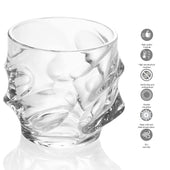 Lade das Bild in den Galerie-Viewer, 4 Stück / KRISTALL KLAR 'VINTAGE'