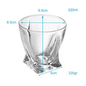 Lade das Bild in den Galerie-Viewer, 2 Stück / KRISTALL KLAR 'VINTAGE'