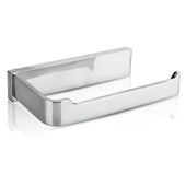 Lade das Bild in den Galerie-Viewer, Intirilife Toilettenpapierhalter Selbstklebend mit Ablage in SILBER - Edelstahl Papierhalterung mit Ablage zum Kleben oder zum Bohren - WC Papier Rollenhalter Handtuchhalter