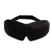 Lade das Bild in den Galerie-Viewer, Intirilife Augenmaske in SCHWARZ - 26 x 9 x 2 cm - Ergonomisch Vorgeformte Unisex Schlafmaske für erholsamen Schlaf - Passgenau auf der Nase und mehr Platzfreiheit für Augen und Wimpern