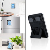 Lade das Bild in den Galerie-Viewer, Intirilife Elektronisches Thermometer in WEISS - 10 x 3 x 13 cm - LCD Touch Thermometer mit Uhr Messgerät für Temperatur, Luftfeuchtigkeit umstellbar auf Fahrenheit