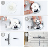 Lade das Bild in den Galerie-Viewer, Intirilife Fensterabzieher in SILBER - 26 x 3 x 17 cm - Scheibenwischer mit Saugnapf Halterung ohne Bohren aus Edelstahl und Zinklegierung - Perfekt geeignet für Scheiben, Fliesen uvm.