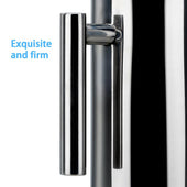 Lade das Bild in den Galerie-Viewer, Intirilife Kaffeekanne in SILBER - 1 Liter Füllmenge - 23x15x12 cm - Kaffeebereiter nach französischem Pressensystem aus Edelstahl mit Filter Pressstempelkanne Kaffeemaschine Kaffeepresse Frech Press