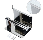 Lade das Bild in den Galerie-Viewer, Intirilife Toilettenpapierhalter mit Ablage in SILBER - 16 x 11 x 10 cm - Edelstahl Papierhalterung mit Ablage zum Bohren - WC Papier Rollenhalter Handtuchhalter