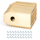 Lade das Bild in den Galerie-Viewer, Intirilife 30x Mähroboter Ersatzklingen in TITAN - 3.5 x 1.8 cm - 30er Pack Klingen mit Edelstahl Schrauben für Rasenmähroboter kompatibel mit 105, 310, 315, 320/420/430x, R40I