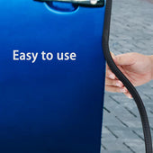 Lade das Bild in den Galerie-Viewer, Intirilife Kantenschutzprofil für Blech aus Gummi in Schwarz - Zuschnitt Meterware - 1.4 x 0.9 cm - Selbstklebend auch für Autotüren