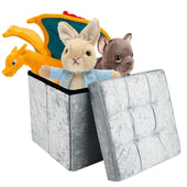 Lade das Bild in den Galerie-Viewer, Samt Blaugrau