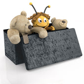 Lade das Bild in den Galerie-Viewer, Samt Grau