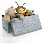 Lade das Bild in den Galerie-Viewer, Samt Blaugrau