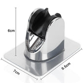 Lade das Bild in den Galerie-Viewer, Intirilife Handbrause Halterung ohne Bohren in Chrom Silber - 7 x 9.5 x 6 cm - Neigung verstellbar, Duschkopfhalter zum Kleben, Brausehalter, extra starkes Klebepad, Duschhalterung wasserdicht