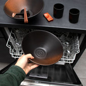 Lade das Bild in den Galerie-Viewer, Intirilife 6-teiliges Ramen Schüssel Set mit 1000 ml Füllmenge für 2 Personen in Schwarz - 22.86 cm Durchmesser - Traditionell japanisches Geschirrset mit Essstäbchen und Löffel