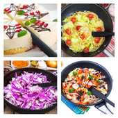 Lade das Bild in den Galerie-Viewer, Intirilife 6-teiliges Silikon Spatel Set in Schwarz - Antihaft Silikon Spatel Set Backutensilien zum Kochen Backen Rühren Anrichten Hitzebeständig