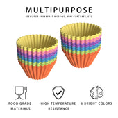 Lade das Bild in den Galerie-Viewer, 12x Muffinform mehrfarbig