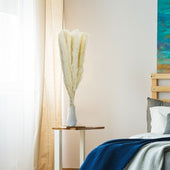 Lade das Bild in den Galerie-Viewer, Intirilife Pampasgras 30 Stück in Weiß - 45 cm Höhe - Natürliche Trockenblume weiches nachhaltiges Schilfgras zur Dekoration und verschiedenen Anlässe