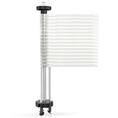 Lade das Bild in den Galerie-Viewer, Intirilife Nudelständer zum Anfhängen und Trocknen von Nudeln mit ausziehbaren Sprossen - 50 cm Höhe - 25 cm Sprossenlänge - Faltpar transportierbar für frische Nudeln