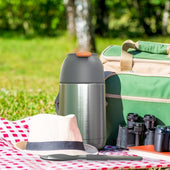 Lade das Bild in den Galerie-Viewer, Intirilife Thermobehälter mit 650ml Kapazität - 10 x 19 cm - Für warme und kalte Speisen Suppen Lunch für unterwegs - Auslaufsicher BPA-frei Edelstahl Isolierbehälter