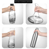 Lade das Bild in den Galerie-Viewer, Intirilife Reinigungsperlen aus Edelstahl zum Reinigen von Glasgefäßen - 3 mm Durchmesser - Reinigungsperlen für Glaskaraffen, Vasen, Flaschen, rostfrei, 100 Stück