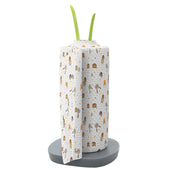 Lade das Bild in den Galerie-Viewer, Intirilife Halterung für Küchenrollen in Blatt-Optik - Küchenrollenständer, freistehend, rutschfest, 32.5 cm Höhe in Grün