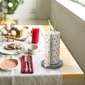 Lade das Bild in den Galerie-Viewer, Intirilife Halterung für Küchenrollen in Blatt-Optik - Küchenrollenständer, freistehend, rutschfest, 32.5 cm Höhe in Grün