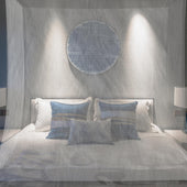 Lade das Bild in den Galerie-Viewer, Intirilife Mückennetz mit 2 Türen zum Schutz vor Mücken und Insekten in Weiß - 220 x 200 x 200 cm - Mosquitonetz, Outdoor, Indoor, Polyester, 280 mesh