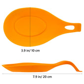 Lade das Bild in den Galerie-Viewer, Intirilife 4-teiliges Set Kochutensilienablage aus Silikon - 20 x 10 cm - Kochlöffel Utensilien Halterung Ablage in verschiedenen Farben