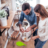 Lade das Bild in den Galerie-Viewer, Intirilife 4-teiliges Set Kochutensilienablage aus Silikon - 20 x 10 cm - Kochlöffel Utensilien Halterung Ablage in verschiedenen Farben