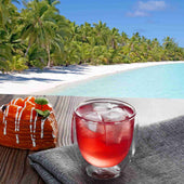 Lade das Bild in den Galerie-Viewer, Intirilife 4x doppelwandiges transparentes Espressoglas - 80 ml Füllmenge - Kaffeeglas Teeglas Thermoglas Dekoglas