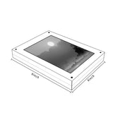 Lade das Bild in den Galerie-Viewer, Intirilife magnetischer Acrylbilderrahmen - 10.2 x 15.3 x 2 cm - Bilderrahmen, rahmenlos, klar