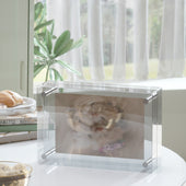 Lade das Bild in den Galerie-Viewer, Intirilife magnetischer Acrylbilderrahmen - 10.2 x 15.3 x 2 cm - Bilderrahmen, rahmenlos, klar