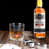 Lade das Bild in den Galerie-Viewer, Intirilife Getränke Glas - 6er Pack Kristallglas - 200ml, nobles Glas, Glaskunst