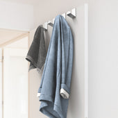 Lade das Bild in den Galerie-Viewer, Intirilife Türhaken Set aus Edelstahl - 10 Stück- 6.8 x 2.5 x 5.7 cm - Kleider Tür Haken für Handtücher, Jacken, Kleidung