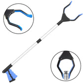 Lade das Bild in den Galerie-Viewer, Intirilife Greifer extra lang in Blau - 81 x 10.5 cm - Faltbare Stabile Greif Zange Arm für Senioren Müllzange für Garten Haus