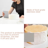 Lade das Bild in den Galerie-Viewer, Intirilife 9-teiliges Set Küchenschaber und Tortenspatel aus Edelstahl zum Backen Dekorieren Verzieren