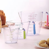 Lade das Bild in den Galerie-Viewer, Intirilife 3er Pack Messbecher mit 200 ml, 400 ml und 900 ml - Verschiedenen Größen zum Kochen Backen und Abmessen