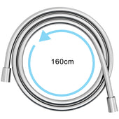 Lade das Bild in den Galerie-Viewer, Intirilife Universal Duschschlauch 150 cm Länge - PVC- Flexible Brause Bade Schlauch Schutz vor Verheddern Verdrehen