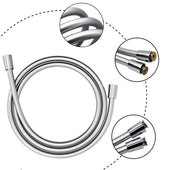 Lade das Bild in den Galerie-Viewer, Intirilife Universal Duschschlauch 150 cm Länge - PVC- Flexible Brause Bade Schlauch Schutz vor Verheddern Verdrehen