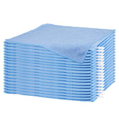 Lade das Bild in den Galerie-Viewer, Intirilife 24x Mikrofasertuch in Blau - 32 x 32 cm - Universal Microfaser Putz Tücher Lappen Saugstark Reinigen ohne Kratzer Allzweck Tuch waschmaschinengeeignet