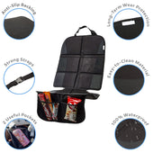 Lade das Bild in den Galerie-Viewer, Intirilife Sitzauflage Rücksitzschutzmatte für Auto in Schwarz - 120.65 x 45.7 cm - Wasserabweisende Kindersitzauflage Sitzschoner Unterlage zum Schutz vor Schmutz und Gebrauchsspuren