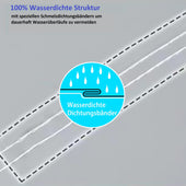 Lade das Bild in den Galerie-Viewer, Intirilife XXL Outdoor Motorradabdeckung Abdeckplane in Silber - Schwarz - Größe 245 x 105 x 125 cm - Zum Schutz für Zweiradvehikel bei jeder Wetterlage