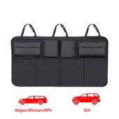 Lade das Bild in den Galerie-Viewer, Intirilife Kofferraum Organizer Hängetaschen Aufbewahrungsnetze in Schwarz - 86.5 x 45 cm - Kofferraumtasche zum sicheren Verstauen von Kleingepäck jeglicher Art